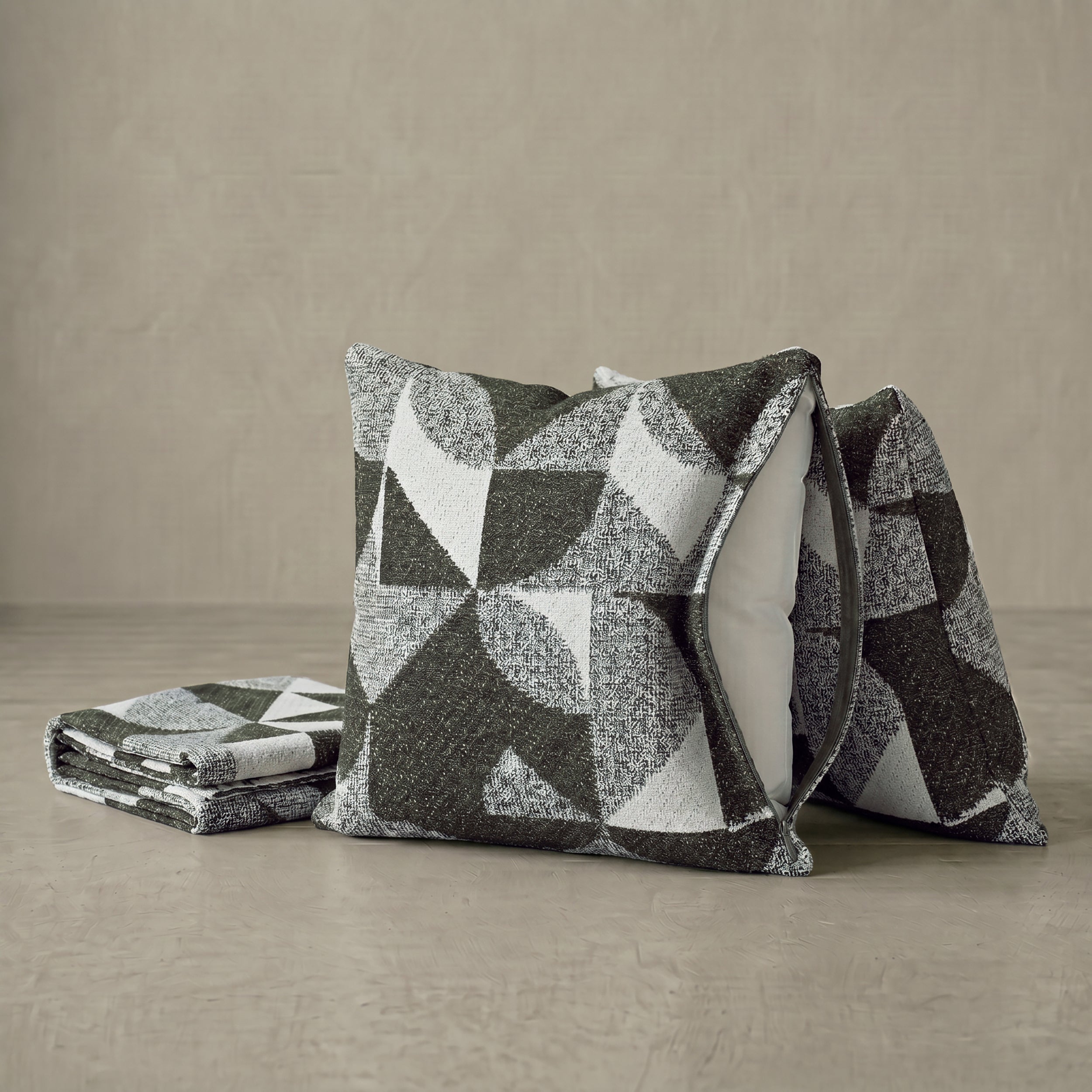 Woll-A 3-cushion cover 45 X 45
