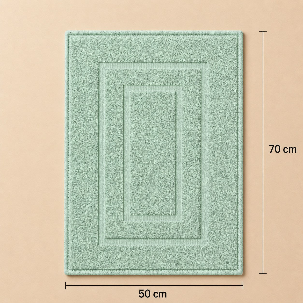 دواسة حمام ناعمة ماصة للمياه – 50×70 سم