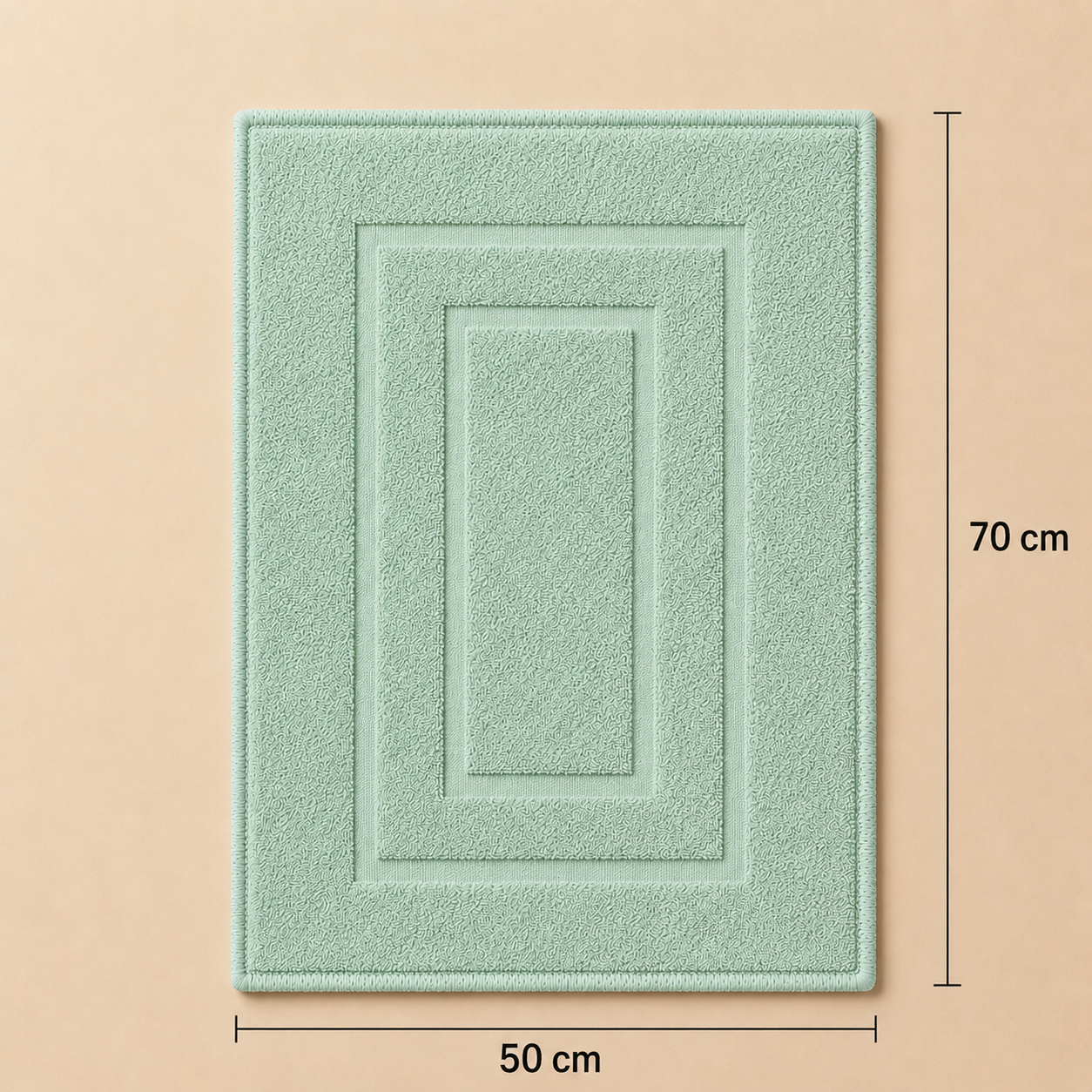 دواسة حمام ناعمة ماصة للمياه – 50×70 سم