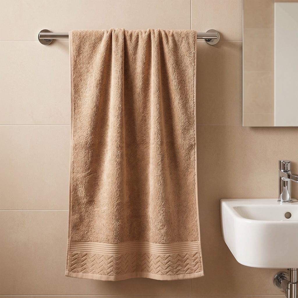 فوطة حمام جاكار قطن 800 GSM مقاس 70×140 سم