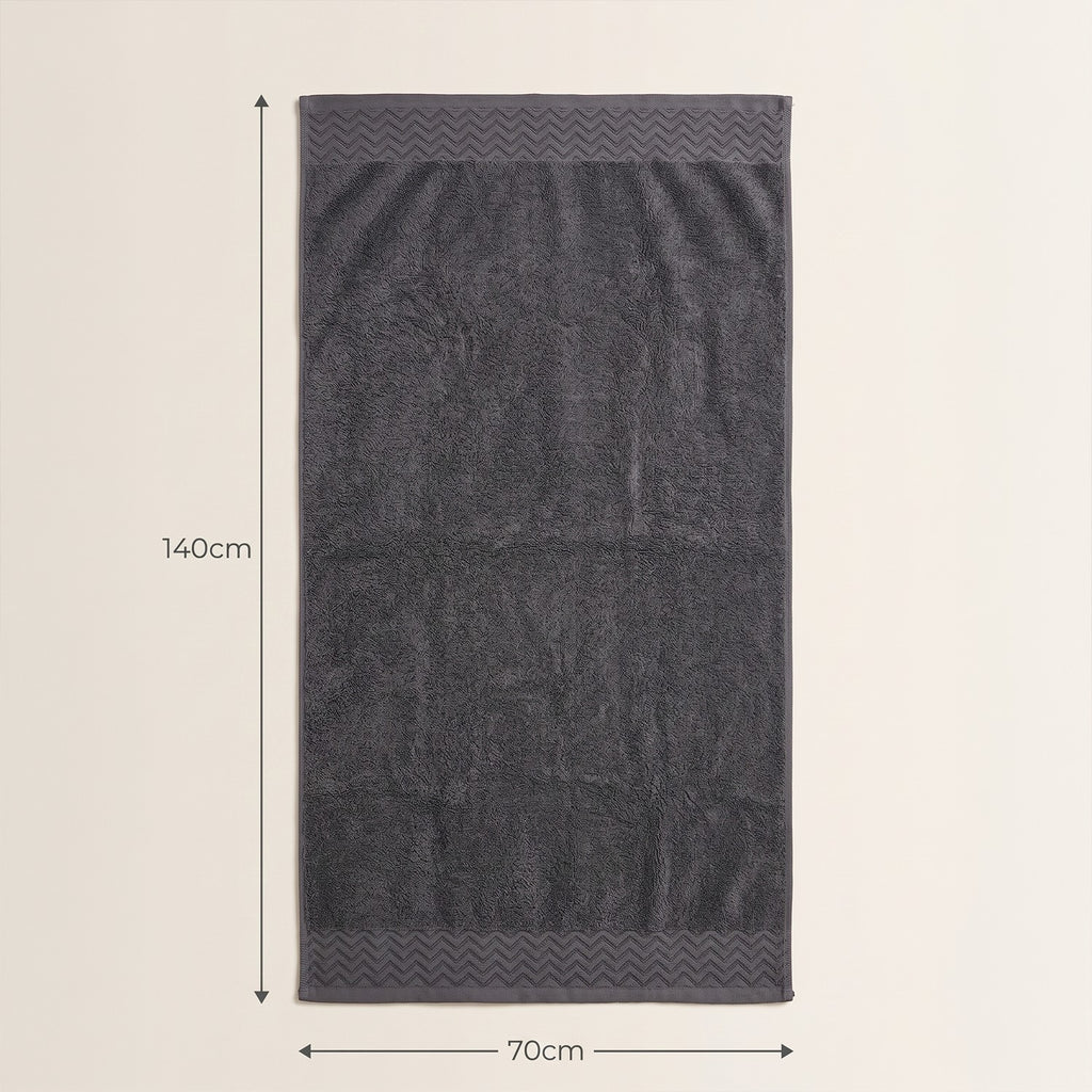 فوطة حمام جاكار قطن 800 GSM مقاس 70×140 سم