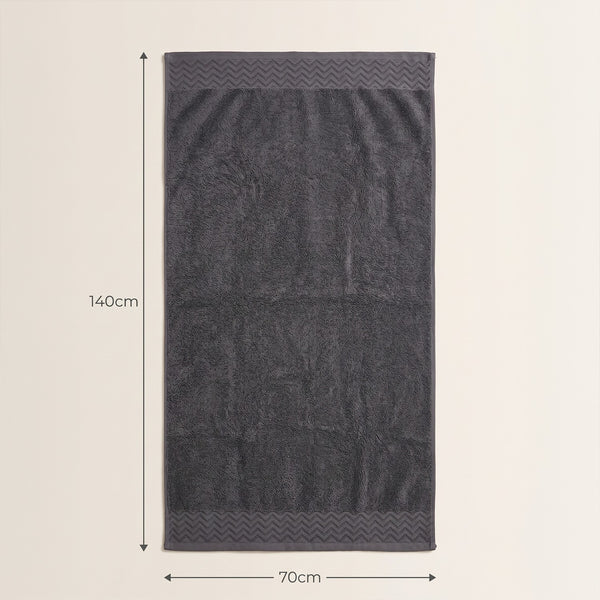 فوطة حمام جاكار قطن 800 GSM مقاس 70×140 سم