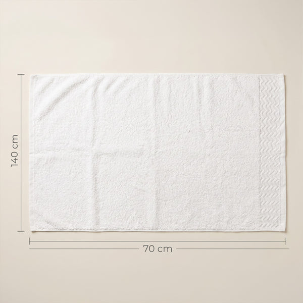 فوطة حمام جاكار قطن 800 GSM مقاس 70×140 سم