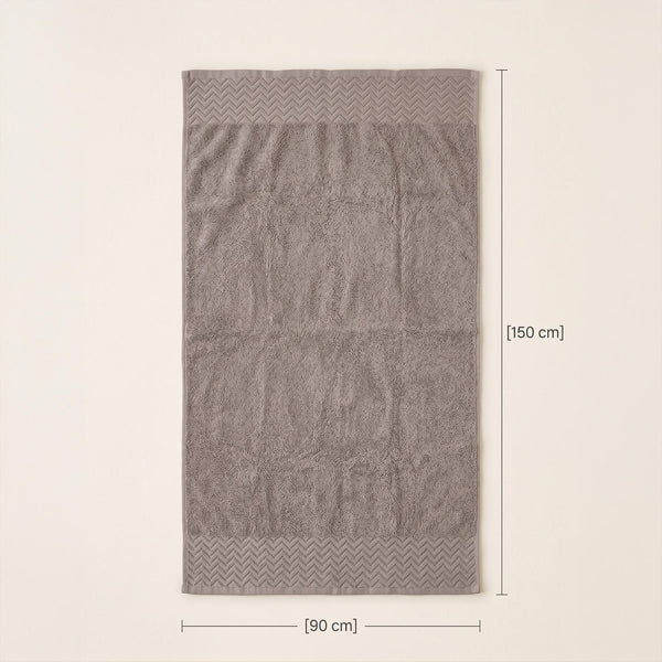 فوطة حمام كبيرة جاكار قطن 800 GSM مقاس 90×150 سم
