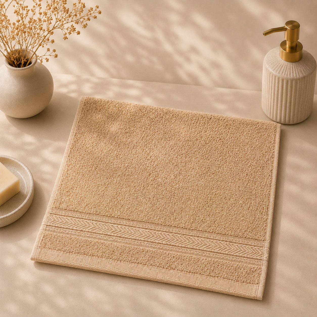 فوطة وجه قطن R12 مقاس 33 × 33 سم | 600 جم/م²
