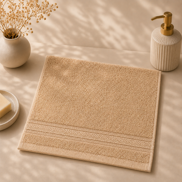 فوطة وجه قطن R12 مقاس 33 × 33 سم | 600 جم/م²