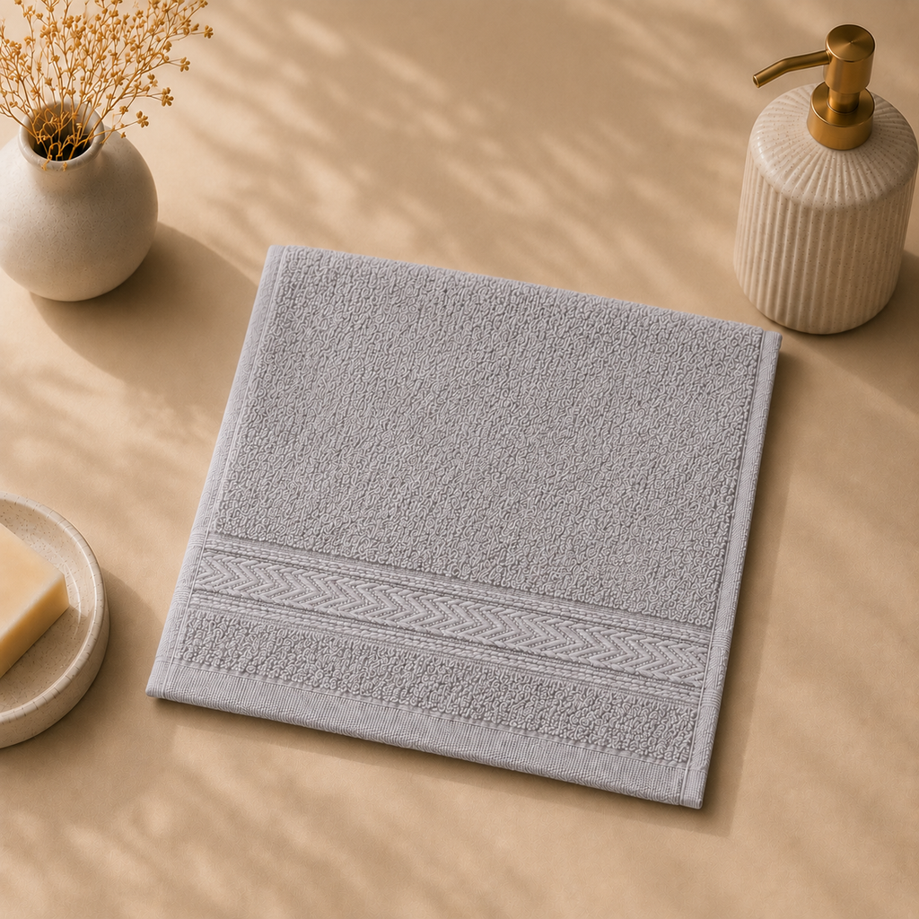 فوطة وجه قطن R12 مقاس 33 × 33 سم | 600 جم/م²