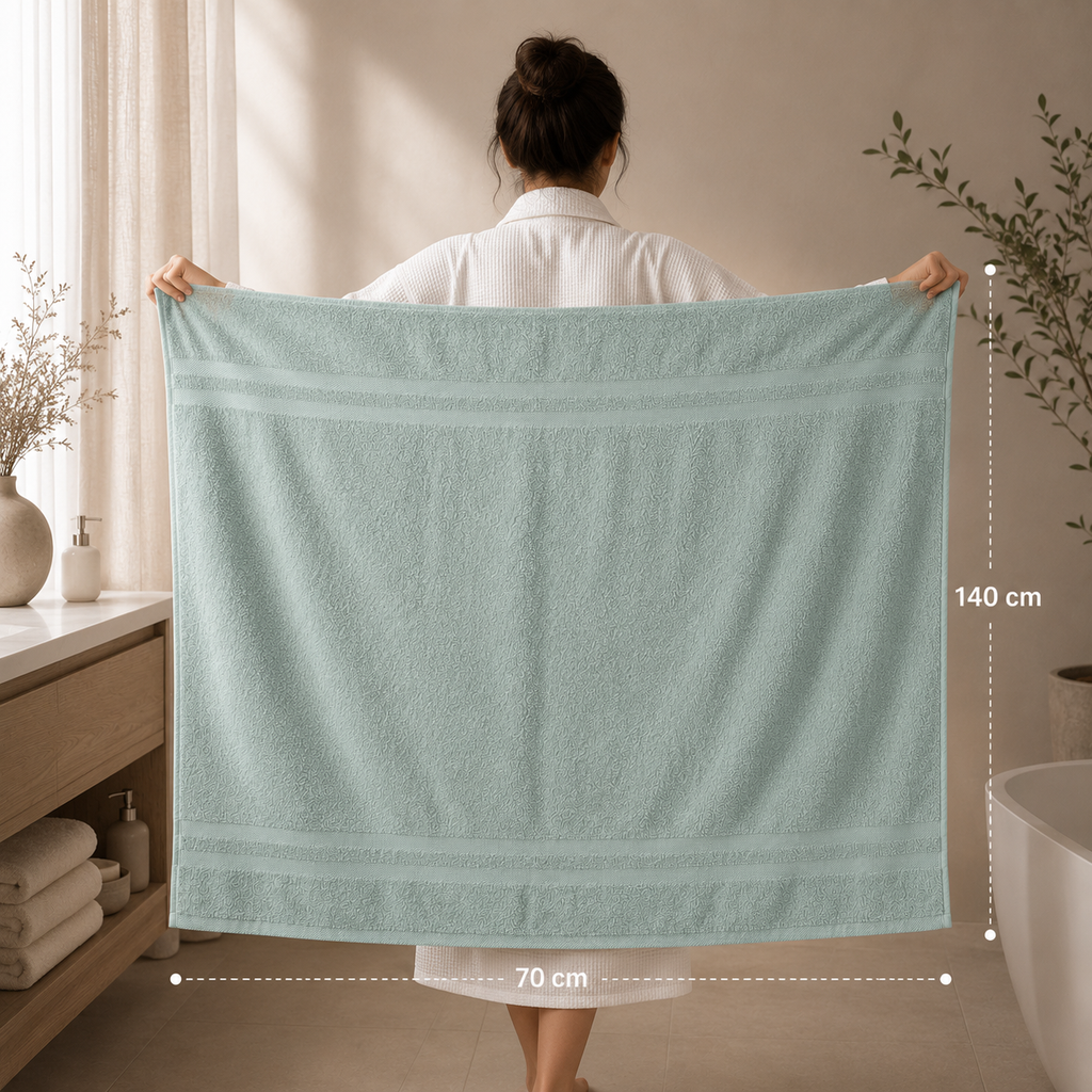 فوطة حمام قطن كلاسيك 600 جم – 70×140 سم