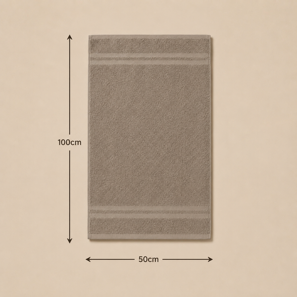 فوطة وجه قطن كلاسيك 600 جم/م² – 50×100 سم 