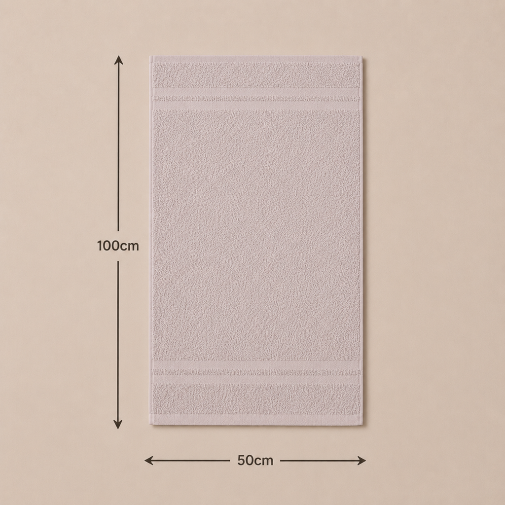 فوطة وجه قطن كلاسيك 600 جم/م² – 50×100 سم 