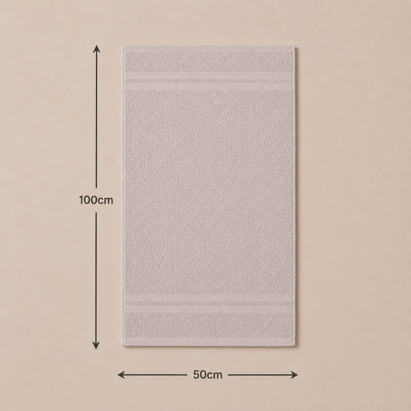 فوطة وجه قطن كلاسيك 600 جم/م² – 50×100 سم 