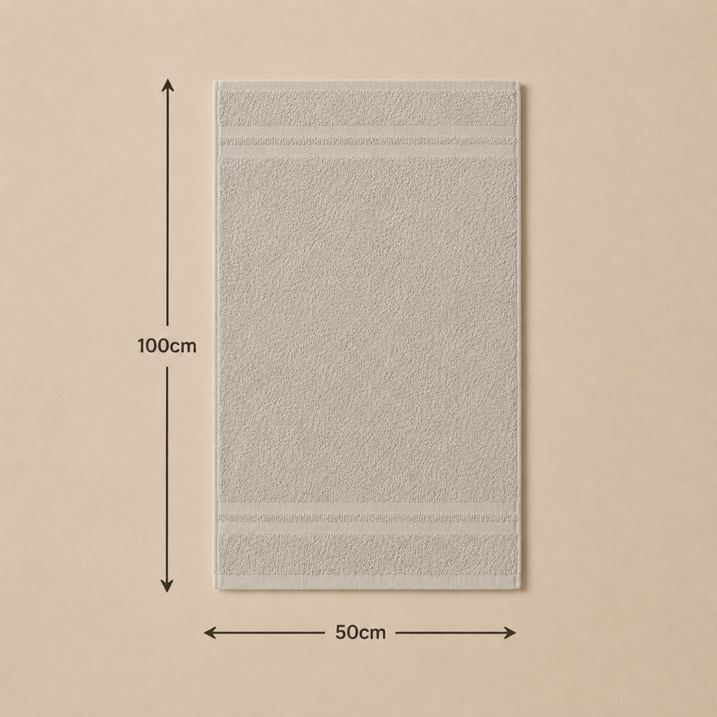 فوطة وجه قطن كلاسيك 600 جم/م² – 50×100 سم 