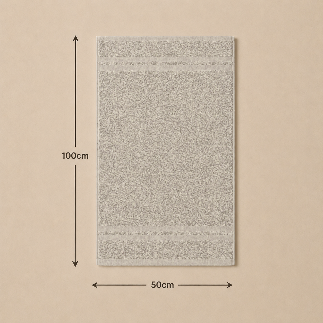 فوطة وجه قطن كلاسيك 600 جم/م² – 50×100 سم 