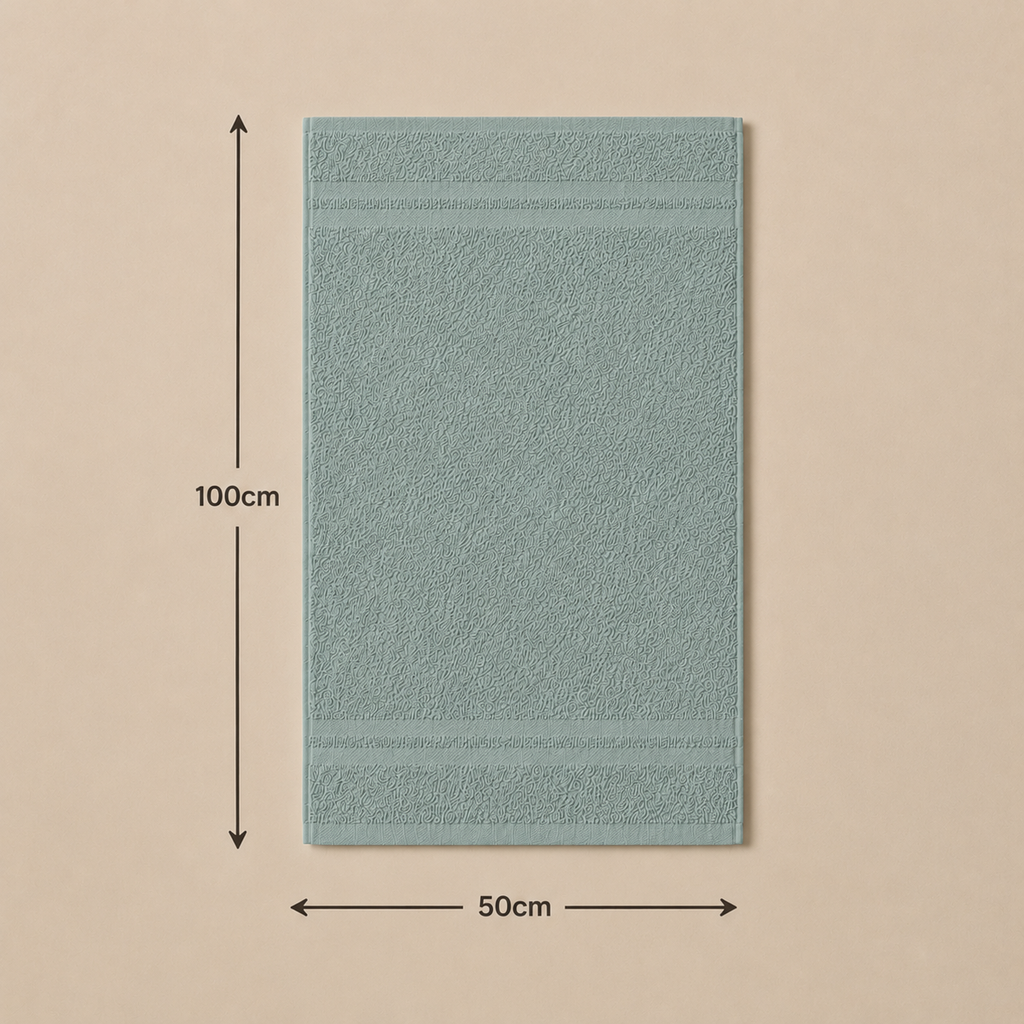 فوطة وجه قطن كلاسيك 600 جم/م² – 50×100 سم 