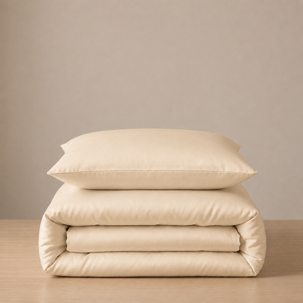 Hotel section 600 TC plain Duvet Cover Set 2 180*220 W 1 P/Case 50*70
