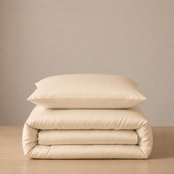 Hotel section 600 TC plain Duvet Cover Set 3 260*240 W 2 P/Case 50*70