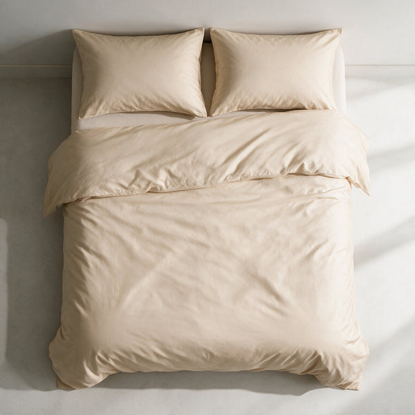 طقم كوفر لحاف فندقي 600 TC قطعتين – 240×220 سم