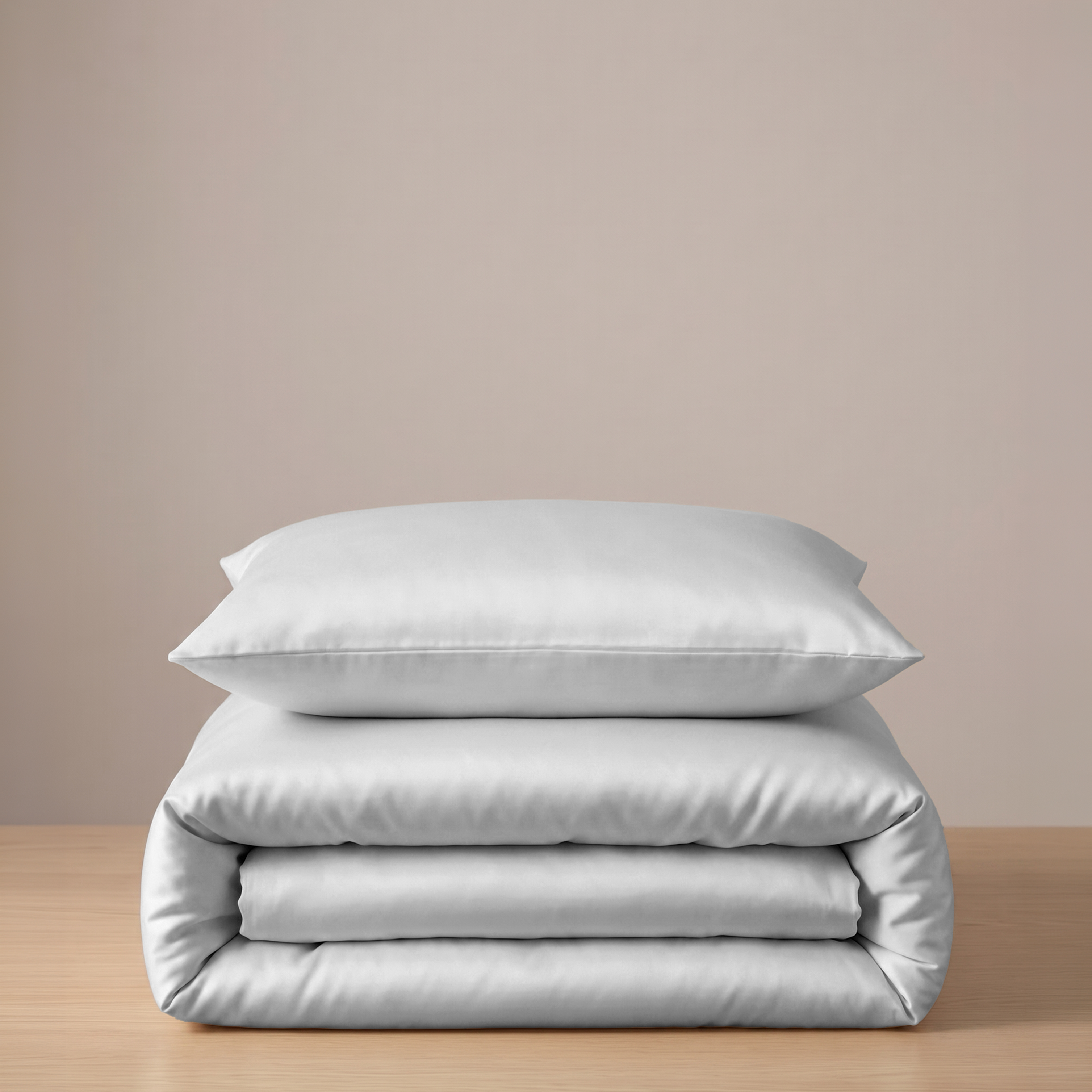 Hotel section 600 TC plain Duvet Cover Set 2 240*220 W 1 P/Case 50*70