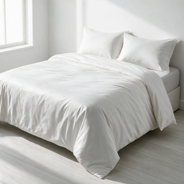طقم كوفر لحاف فندقي 600 TC قطعتين – 240×220 سم