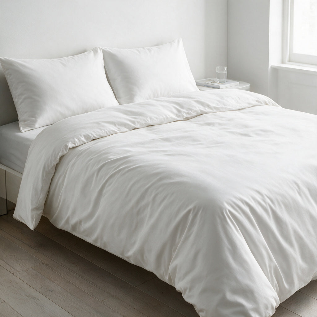 طقم كوفر لحاف فندقي 600 TC قطعتين – 240×220 سم