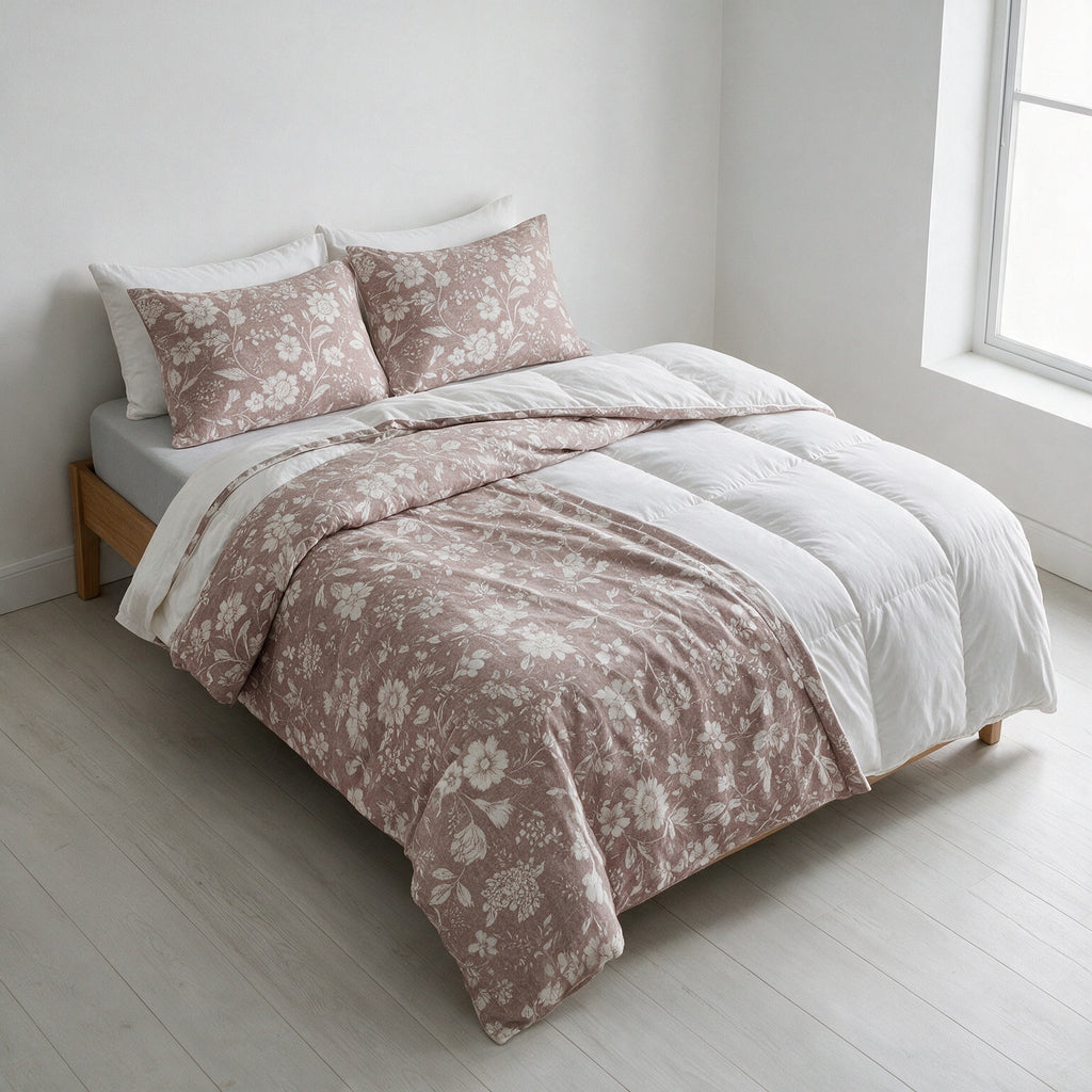 Double Duvet Cover Set 3 PCS. 220x240CM+Flab.+2 Pillow Cases -1003