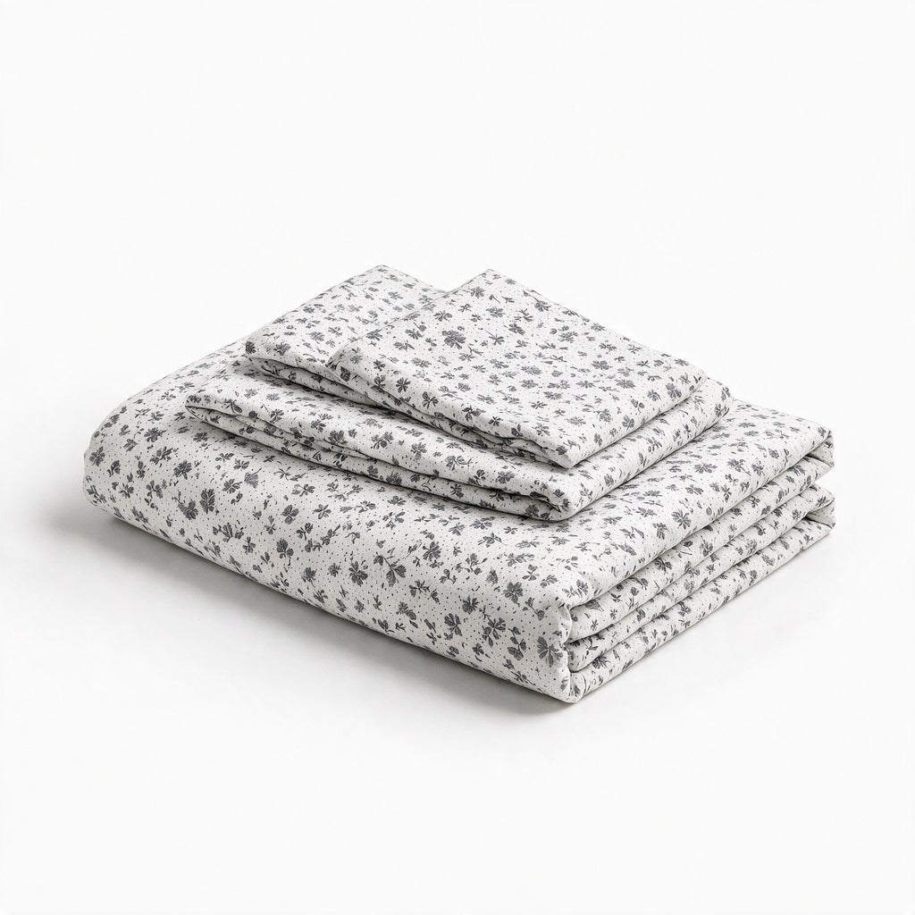 Single Duvet Cover Set 3 PCS. 180x220CM+Flab.+2 Pillow Cases -1012