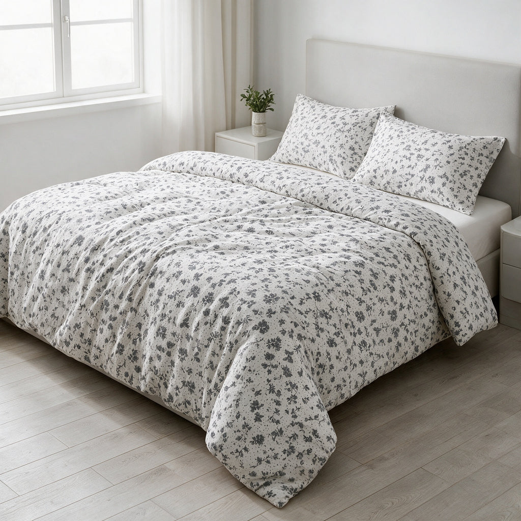 Double Duvet Cover Set 3 PCS. 220x240CM+Flab.+2 Pillow Cases -1012