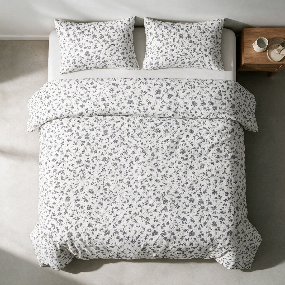Duvet Cover Micro Linen Set 3 PCS - 3 Sizes - 1012