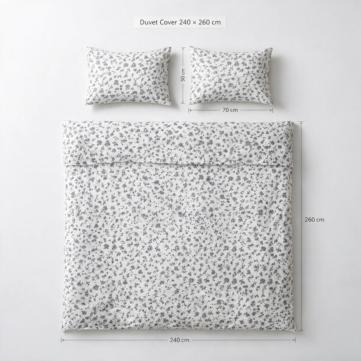 Duvet Cover Micro Linen Set 3 PCS - 3 Sizes - 1012