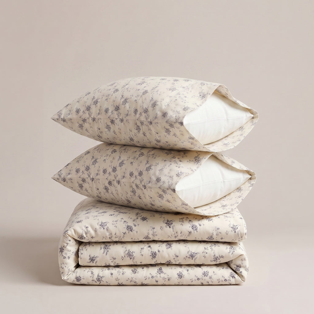 King Duvet Cover Set 3 PCS. 240x260CM+Flab.+2 Pillow Cases -1014