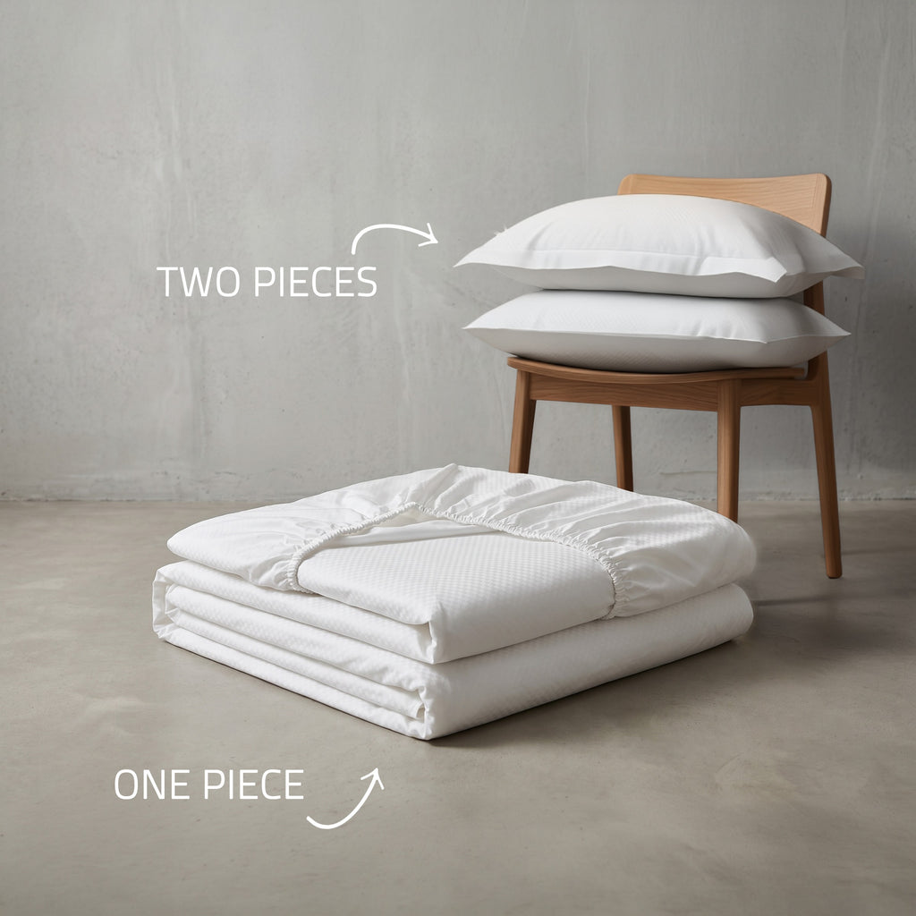 Embossed Fitted Sheet Set 3 160*200+35 W 2 P/Case 50*70