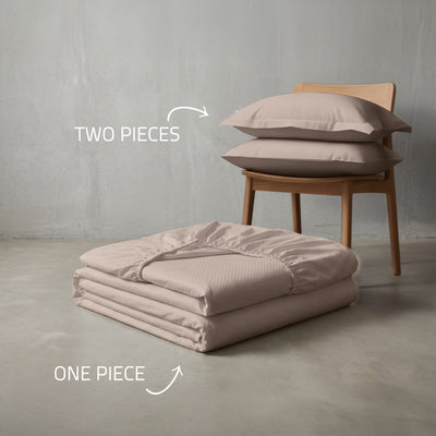 Embossed Fitted Sheet Set 3 180*200+35 W 2 P/Case 50*70