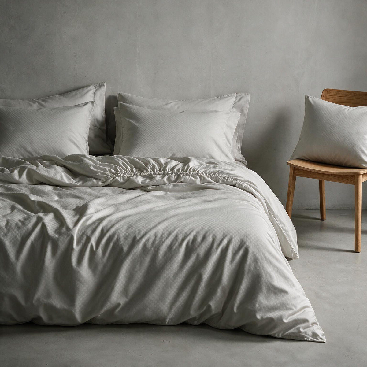 Embossed Fitted Sheet Set 2 120*200+35 W 1 P/Case 50*70