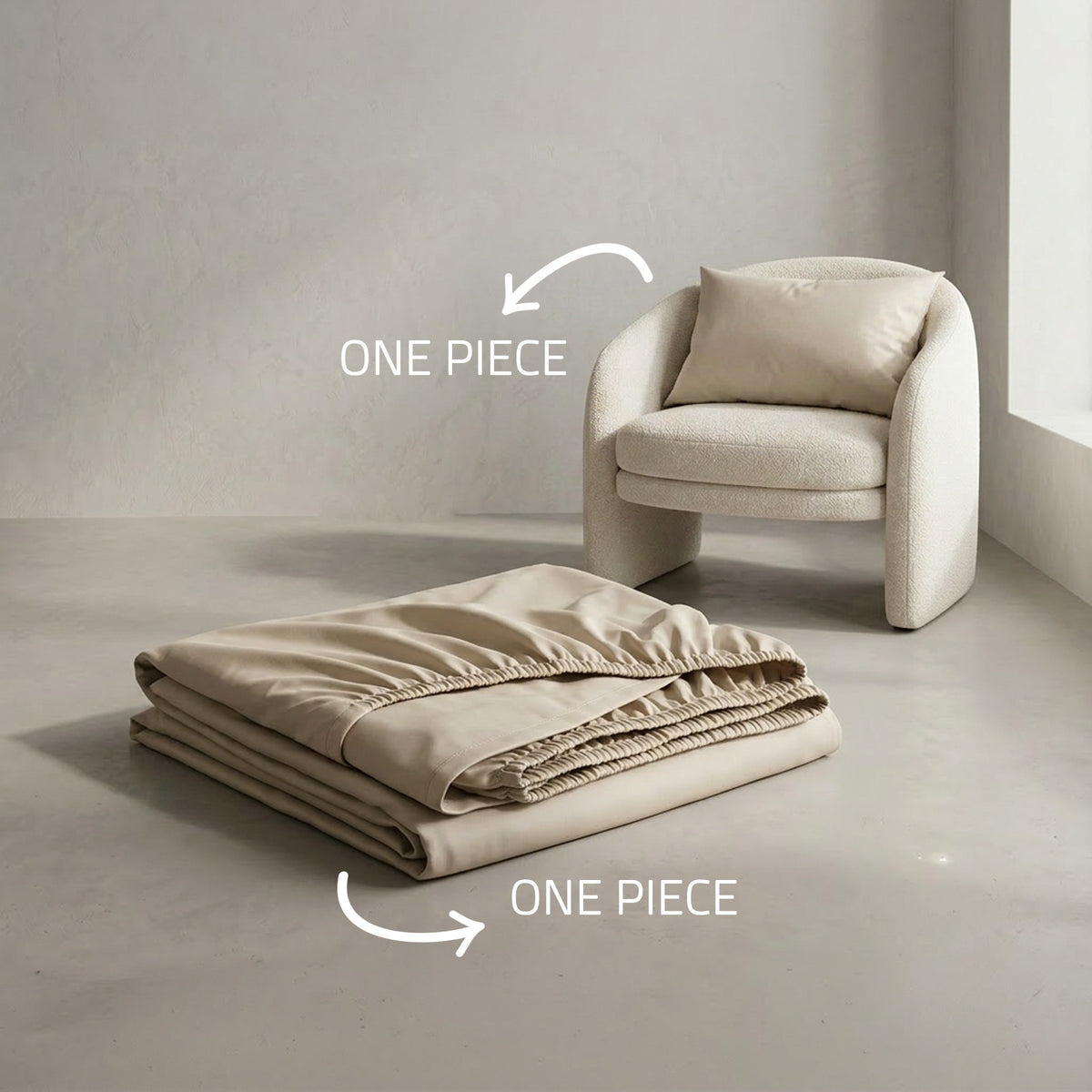 Hotel section 600 TC plain Fitted Sheet Set 2 120*200+35 W 1 P/Case 50*70
