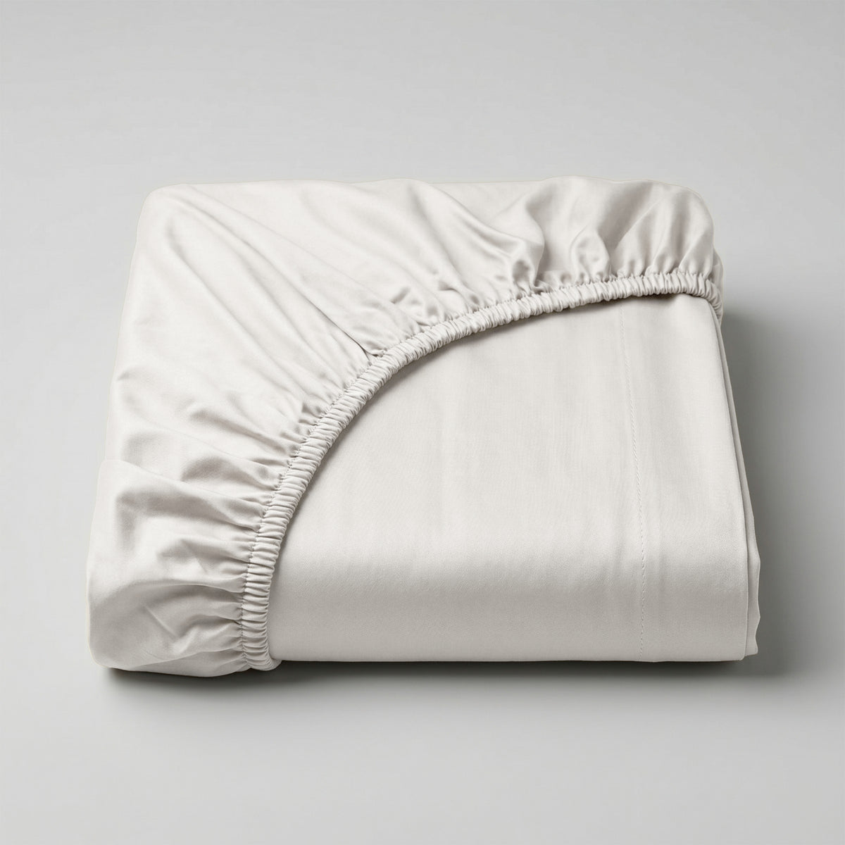 Hotel section 600 TC plain Fitted Sheet Set 2 120*200+35 W 1 P/Case 50*70