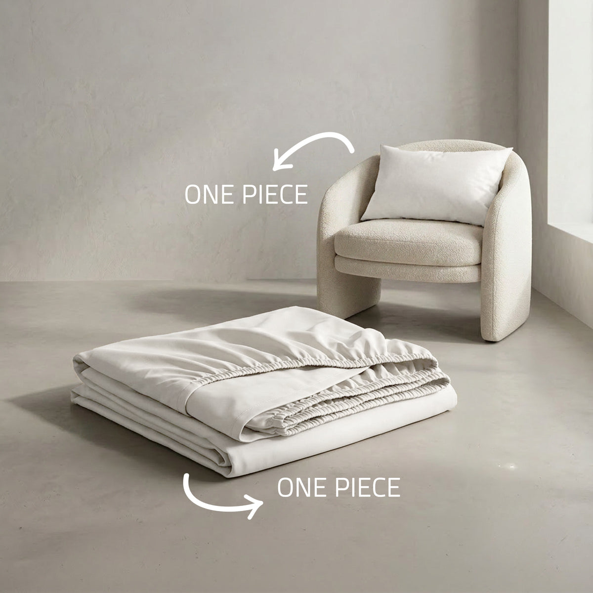 Hotel section 600 TC plain Fitted Sheet Set 2 120*200+35 W 1 P/Case 50*70