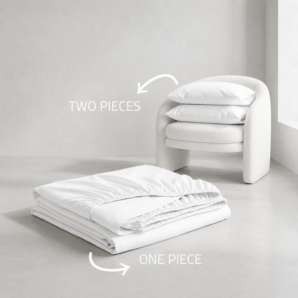 Prime Collection 300 TC Fitted Sheet Set 3 160*200+35 W 2 P/Case 50*70