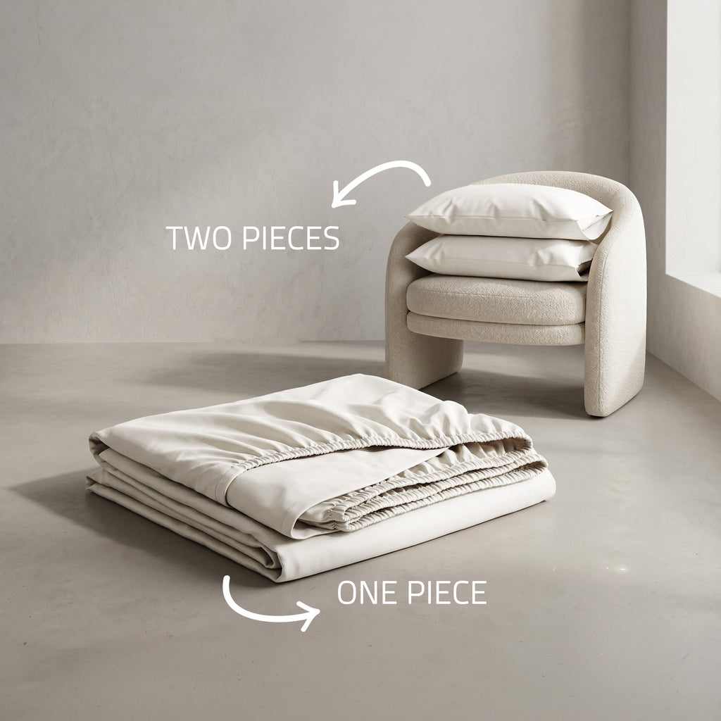 Prime Collection 300 TC Fitted Sheet Set 3 160*200+35 W 2 P/Case 50*70