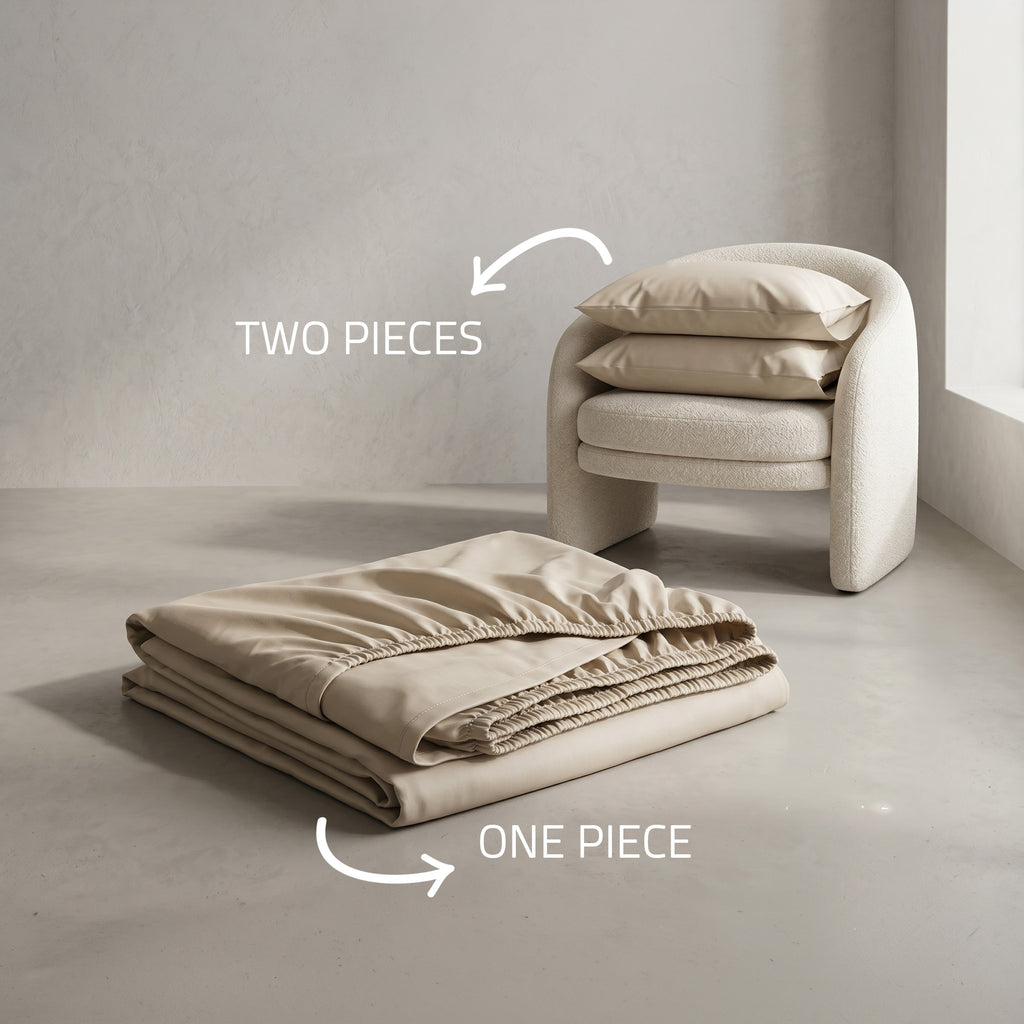 Prime Collection 300 TC Fitted Sheet Set 3 180*200+35 W 2 P/Case 50*70