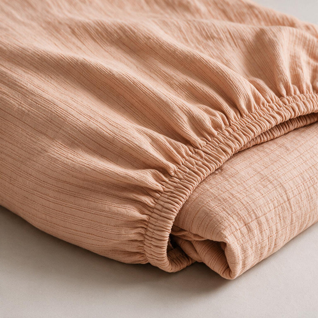 Single Fitted Sheet Set 3 PCS. 120x200+30CM.+2 Pillow Cases 50x70cm -1002