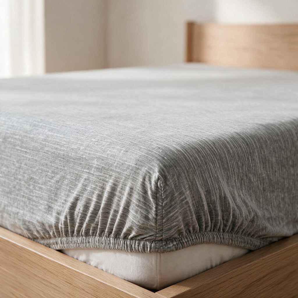 Single Fitted Sheet Set 3 PCS. 120x200+30CM.+2 Pillow Cases 50x70cm -1005