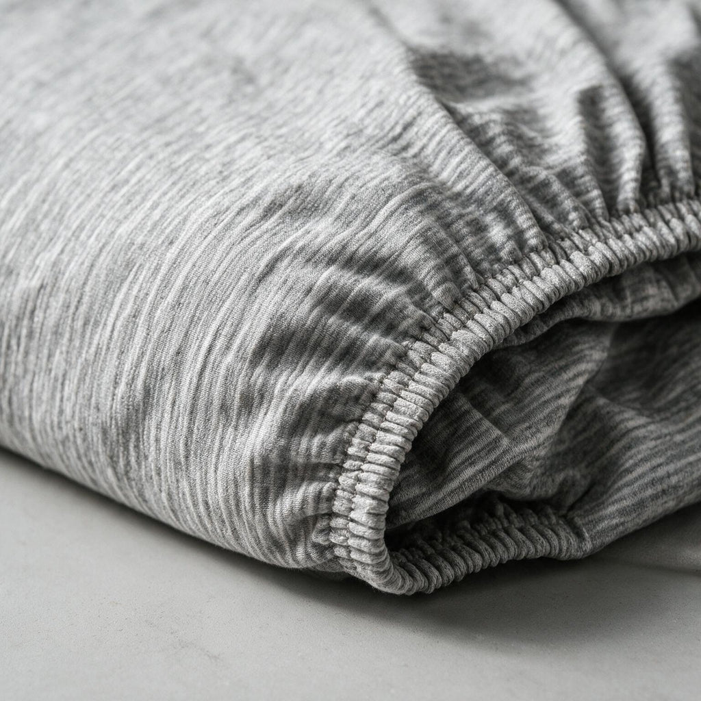 Double Fitted Sheet Set 3 PCS. 160x200+30CM.+2 Pillow Cases 50x70cm -1005