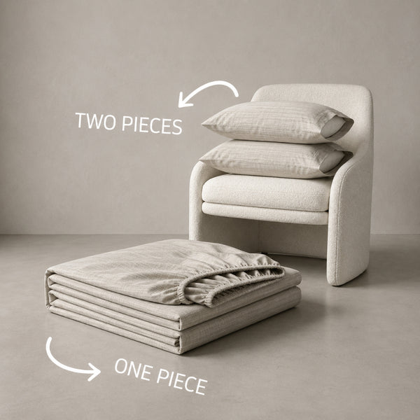 King Fitted Sheet Set 3 PCS. 180x200+30CM.+2 Pillow Cases 50x70cm -1006