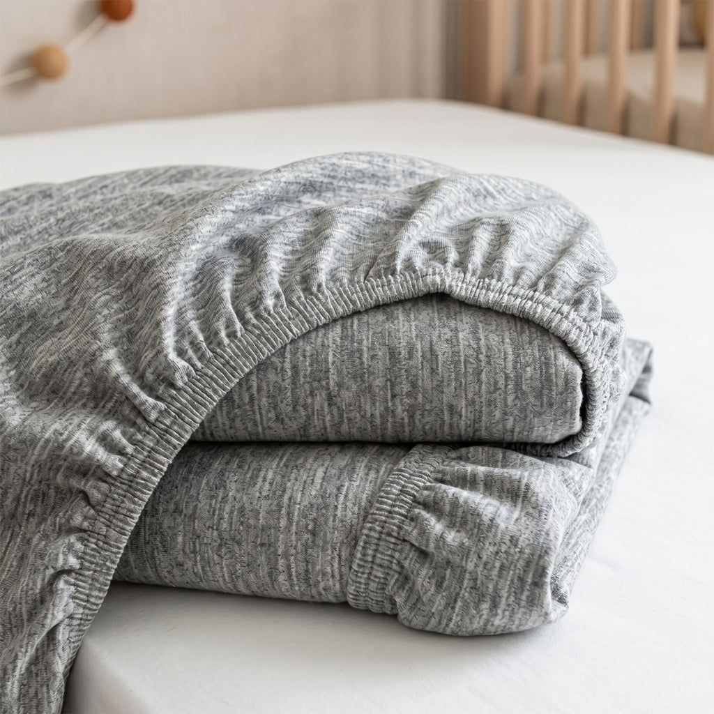 Single Fitted Sheet Set 3 PCS. 120x200+30CM.+2 Pillow Cases 50x70cm -1013