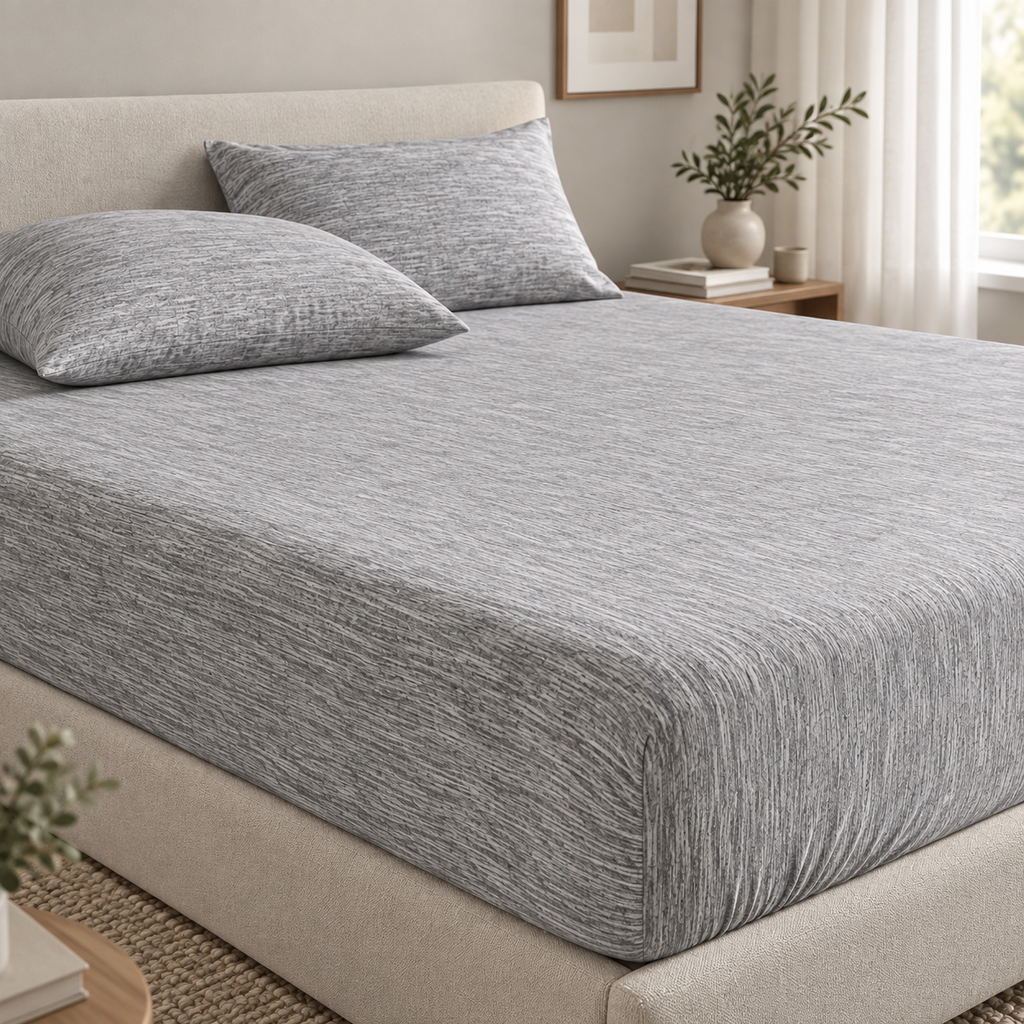 Fitted Sheet Micro Linen Set 3 PCS - 3 Sizes - 1013