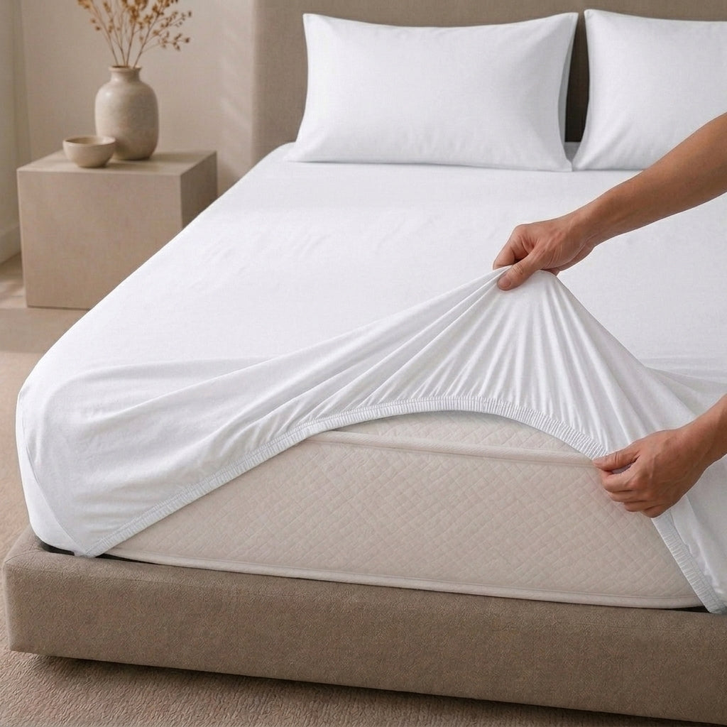 Single Fitted Sheet Set 3 PCS. 120x200+30CM.+2 Pillow Cases 50x70cm TLW