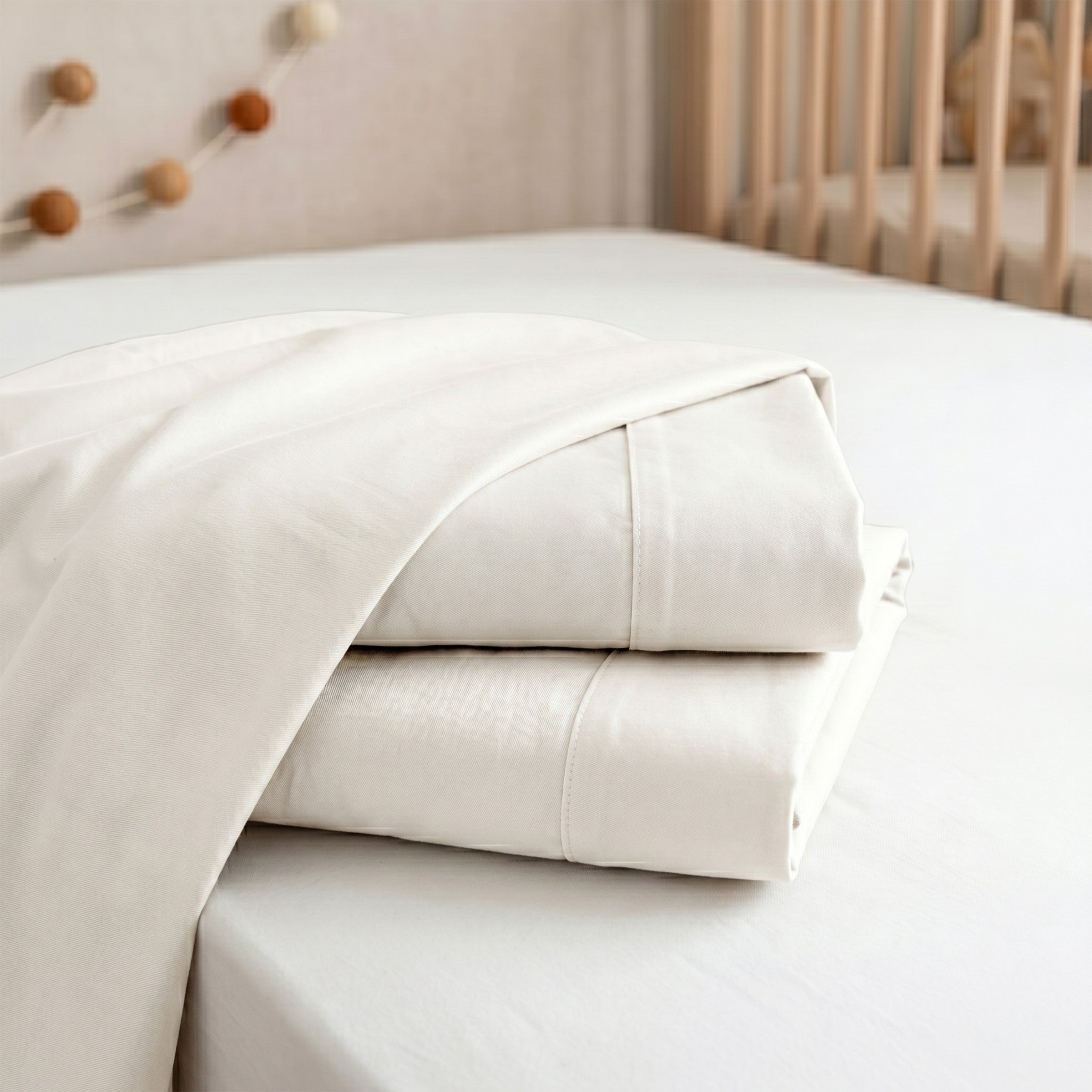 طقم ملاية فلات قطن فندقي 600TC - 180×270 سم / 240×270 سم