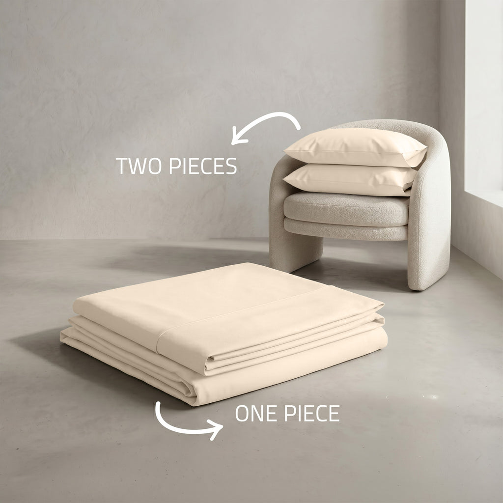 Hotel section 600 TC plain Flat Sheet Set 3 240*270 W 2 P/Case 50*70
