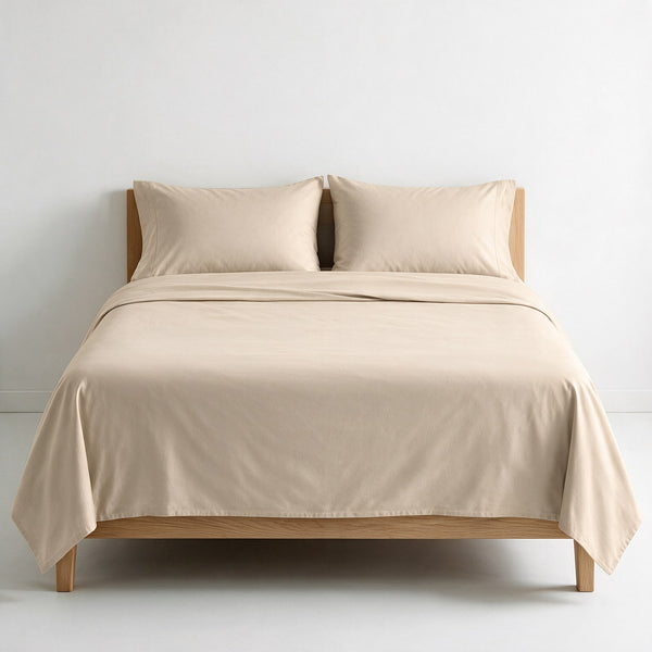 Flat Sheet Hotel Cotton 600 TC Set - 180×270 / 240×270 cm