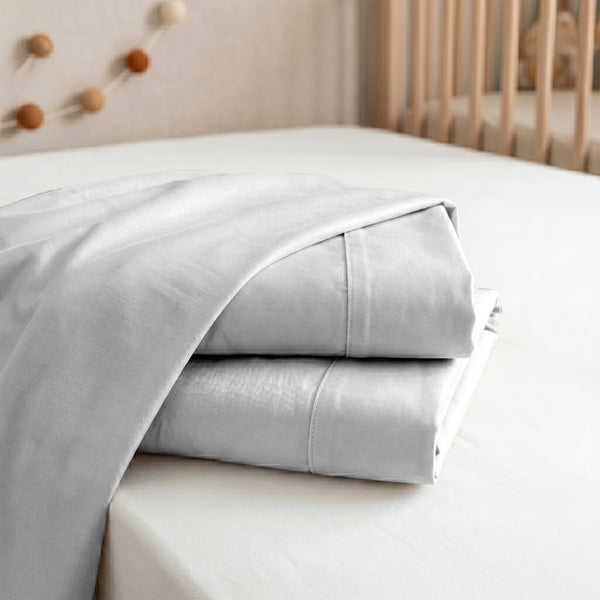 Hotel section 600 TC plain Flat Sheet Set 3 240*270 W 2 P/Case 50*70